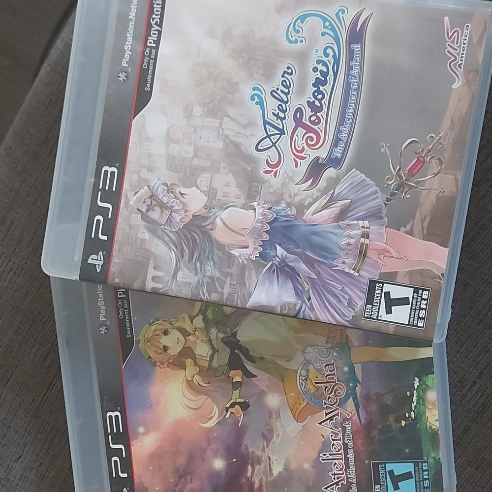 Ps3 Playstation 3 rare rpg cottage core atelier totori atelier ayesha alchemy